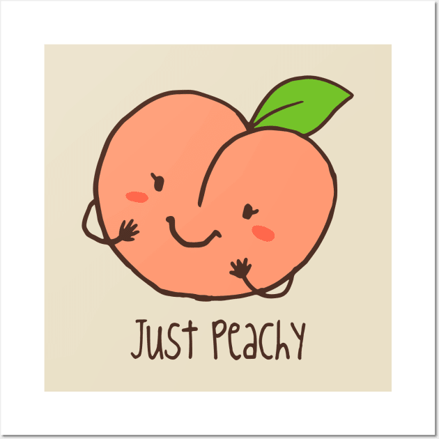 Just Peachy Wall Art by SixThirtyDesign